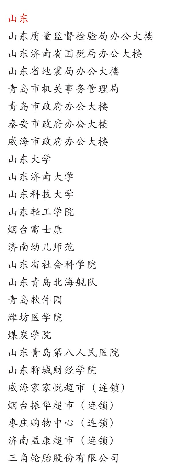 山東大學中小學校園單位LED護（hù）眼教室燈/LED黑板燈/節能燈改（gǎi）造案例